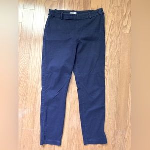 Navy H&M cotton trousers